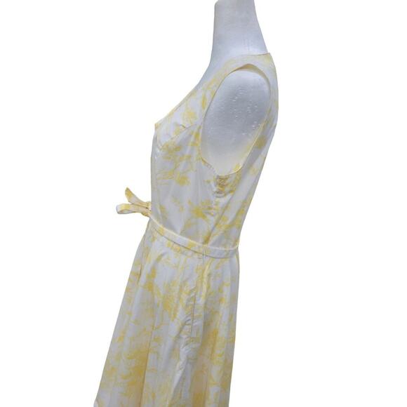 J. Peterman Women's Vintage Toile De Juy Sleeveless Cotton Midi Dress Size 10 - Picture 5 of 16